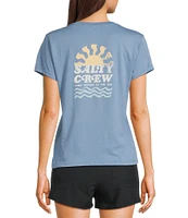 Salty Crew West Bound Cap Sleeve Modern T-Shirt