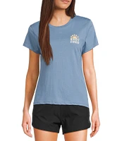 Salty Crew West Bound Cap Sleeve Modern T-Shirt