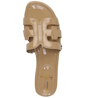 Sam Edelman Bay Patent Double E Logo Slide Sandals