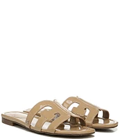 Sam Edelman Bay Patent Double E Logo Slide Sandals