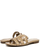 Sam Edelman Bay Patent Double E Logo Slide Sandals