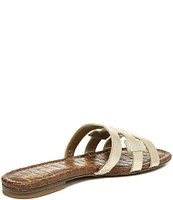 Sam Edelman Bay Leather Double E Logo Slide Sandals