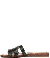 Sam Edelman Bay Leather Double E Logo Slide Sandals