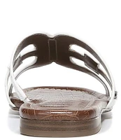 Sam Edelman Bay Leather Double E Logo Slide Sandals