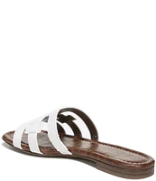 Sam Edelman Bay Leather Double E Logo Slide Sandals