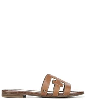 Sam Edelman Bay Leather Double E Logo Slide Sandals