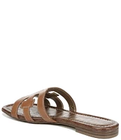 Sam Edelman Bay Leather Double E Logo Slide Sandals