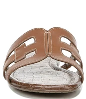 Sam Edelman Bay Leather Double E Logo Slide Sandals