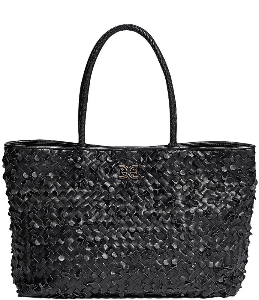 Sam Edelman Bianka Leather Woven Tote Bag