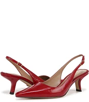 Sam Edelman Bianka Patent Leather Pointed Toe Sling Pumps