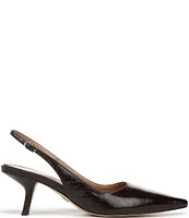 Sam Edelman Bianka Patent Leather Pointed Toe Sling Pumps