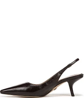 Sam Edelman Bianka Patent Leather Pointed Toe Sling Pumps