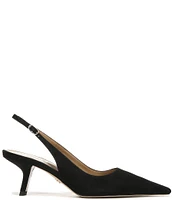 Sam Edelman Bianka Suede Pointed Toe Slingback Pumps