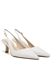 Sam Edelman Bianka Slingback Leather Pointed Toe Pumps