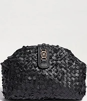 Sam Edelman Bianka Woven Leather Clutch