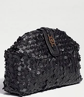 Sam Edelman Bianka Woven Leather Clutch