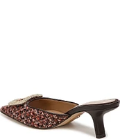 Sam Edelman Brit Boucle Oversized Embellished Buckle Detail Mules