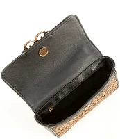 Sam Edelman Christy Leopard Haircalf Top Handle Bag