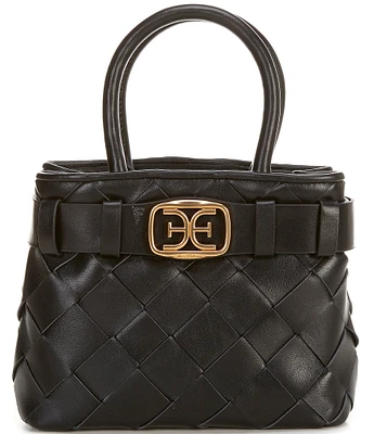 Sam Edelman Cleo Small Woven Mini Satchel Bag