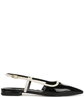 Sam Edelman Cohen Patent Slingback Point Toe Flats