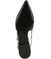 Sam Edelman Cohen Patent Slingback Point Toe Flats