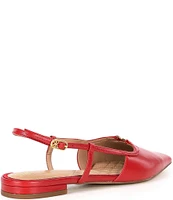 Sam Edelman Cohen Slingback Leather Point Toe Flats