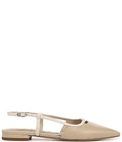 Sam Edelman Cohen Slingback Leather Point Toe Flats