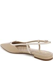 Sam Edelman Cohen Slingback Leather Point Toe Flats