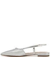 Sam Edelman Cohen Slingback Metallic Point Toe Flats