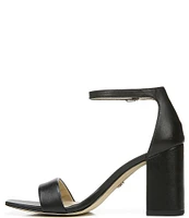 Sam Edelman Daniella Leather Ankle Strap Square Toe Dress Sandals