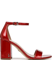 Sam Edelman Daniella Patent Ankle Strap Dress Sandals