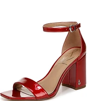 Sam Edelman Daniella Patent Ankle Strap Dress Sandals