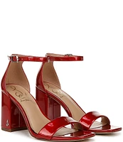 Sam Edelman Daniella Patent Ankle Strap Dress Sandals