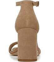 Sam Edelman Daniella Suede Ankle Strap Block Heel Square Toe Dress Sandals