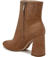 Sam Edelman Daria Suede Block Heel Ankle Booties