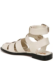 Sam Edelman Dawn Leather Strappy Double Buckle Gladiator Sandals