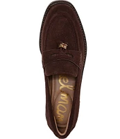 Sam Edelman Denise Suede Tassel Detail Loafers