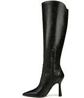 Sam Edelman Elia Leather Buckle Detail Tall Dress Boots