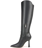 Sam Edelman Elia Leather Buckle Detail Tall Dress Boots