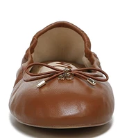 Sam Edelman Felicia Leather Bow Detail Ballet Flats