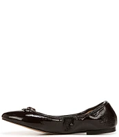 Sam Edelman Felicia Patent Leather Bow Detail Ballet Flats