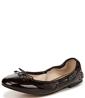 Sam Edelman Felicia Patent Leather Bow Detail Ballet Flats