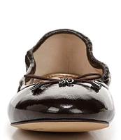 Sam Edelman Felicia Patent Leather Bow Detail Ballet Flats