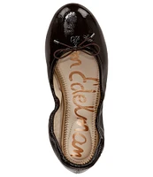 Sam Edelman Felicia Patent Leather Bow Detail Ballet Flats