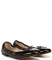 Sam Edelman Felicia Patent Leather Bow Detail Ballet Flats