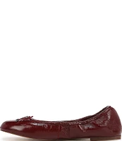 Sam Edelman Felicia Patent Leather Bow Detail Ballet Flats