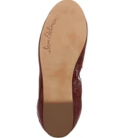 Sam Edelman Felicia Patent Leather Bow Detail Ballet Flats