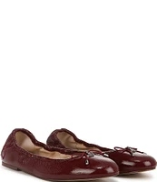 Sam Edelman Felicia Patent Leather Bow Detail Ballet Flats