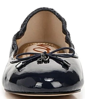 Sam Edelman Felicia Patent Leather Bow Detail Ballet Flats