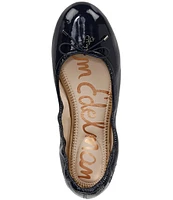 Sam Edelman Felicia Patent Leather Bow Detail Ballet Flats